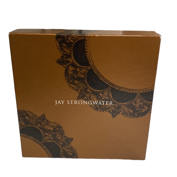 Jay Strongwater 8x10 Black Enamel and Swarovski Crystals Picture Frame - Picture 8 of 8